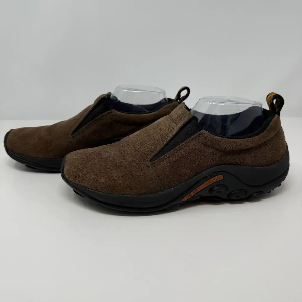Merrell Jungle Moc Suede Slip on Shoes Men's 8.5 Brown Gunsmoke